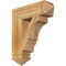 Ekena Millwork Balboa Arts & Crafts Rough Sawn Bracket, Western Red Cedar, 6"W x 22"D x 26"H BKT06X22X26BOA03RWR - alternate 1
